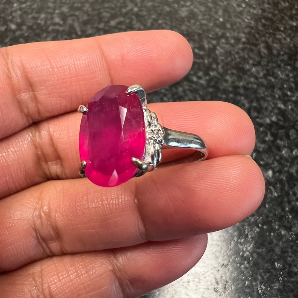 Natural ruby ring - Picture 11 of 12
